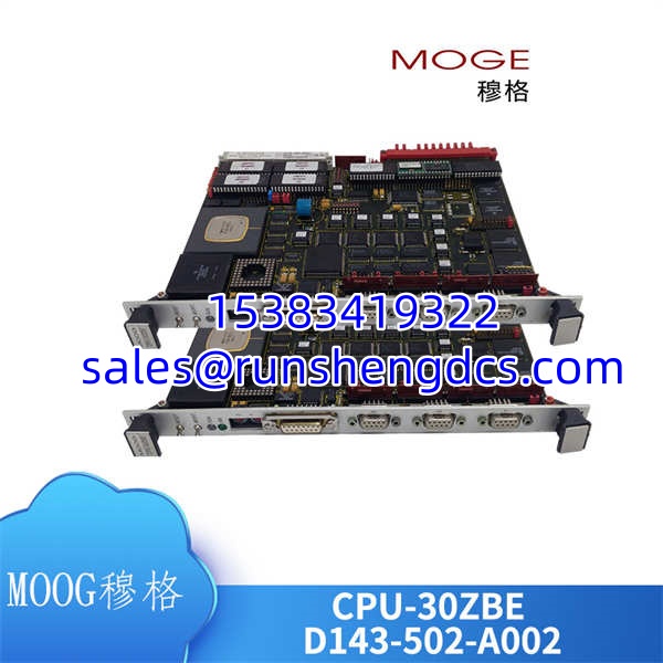 MOOG CPU-30ZBE D143-502-A002 | VME Motion Control CPU Module