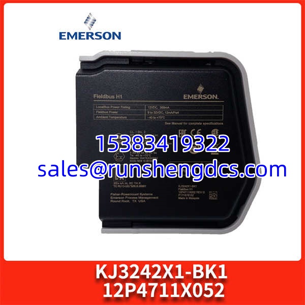 Emerson KJ3242X1-BK1 | Fieldbus H1 Card - Image 4