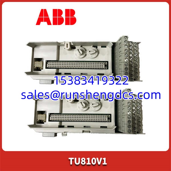 ABB TU810V1 (3BSE013230R1) | S800 I/O Termination Unit, In Stock