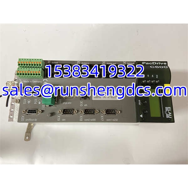 ELAU C600/10/1/1/1/00 | PacDrive Motion Controller, 24V DC, Surplus