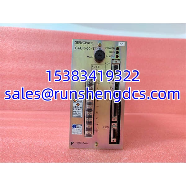 YASKAWA CACR-02-TE1K SERVOPACK | 230 VAC, 16 A Peak, Position/Speed/Torque