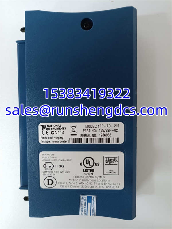 NI CFP-AO-210 | 8-Channel 12-Bit Analog Output Module
